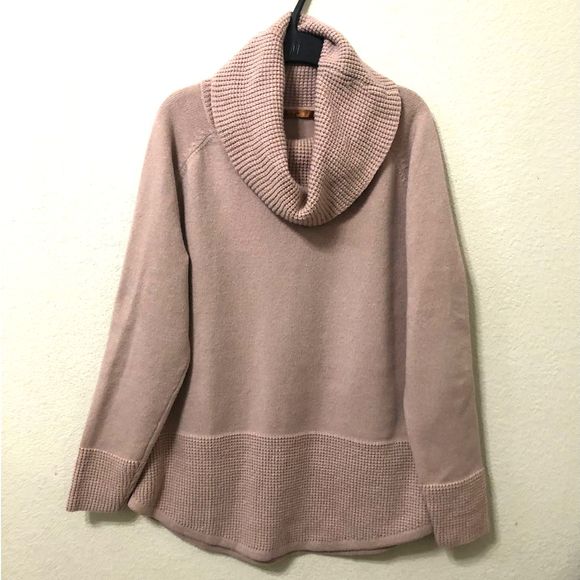 Belldini Sweaters - Belldini Cowl Neck Knit Sweater Pink Blush Medium